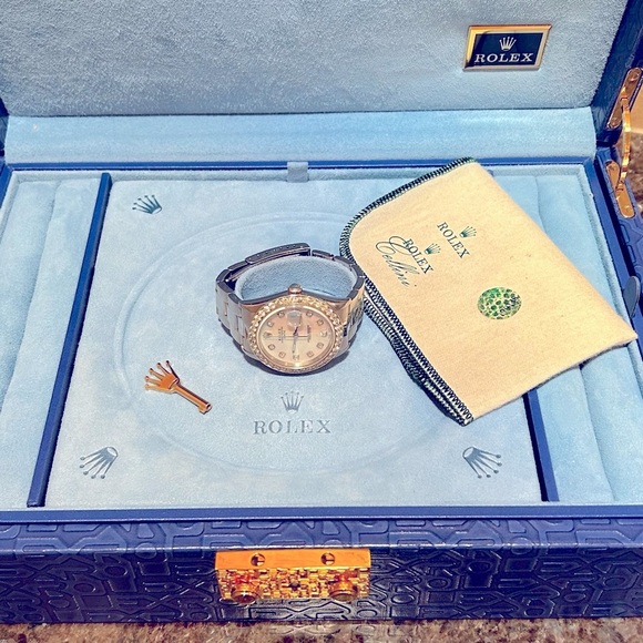 Genuine Vintage Rolex 51.00.01 Watch Jewelry Box Case & Key - Picture 8 of 11